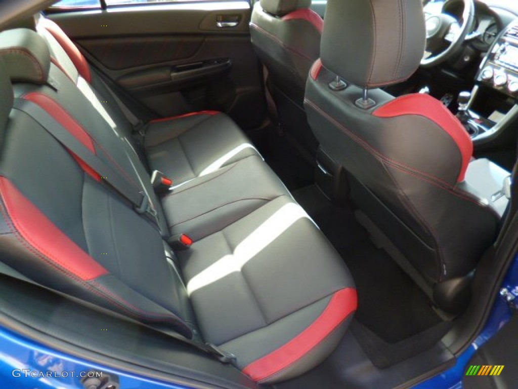 Carbon Black Interior 2015 Subaru WRX STI Limited Photo #93847735