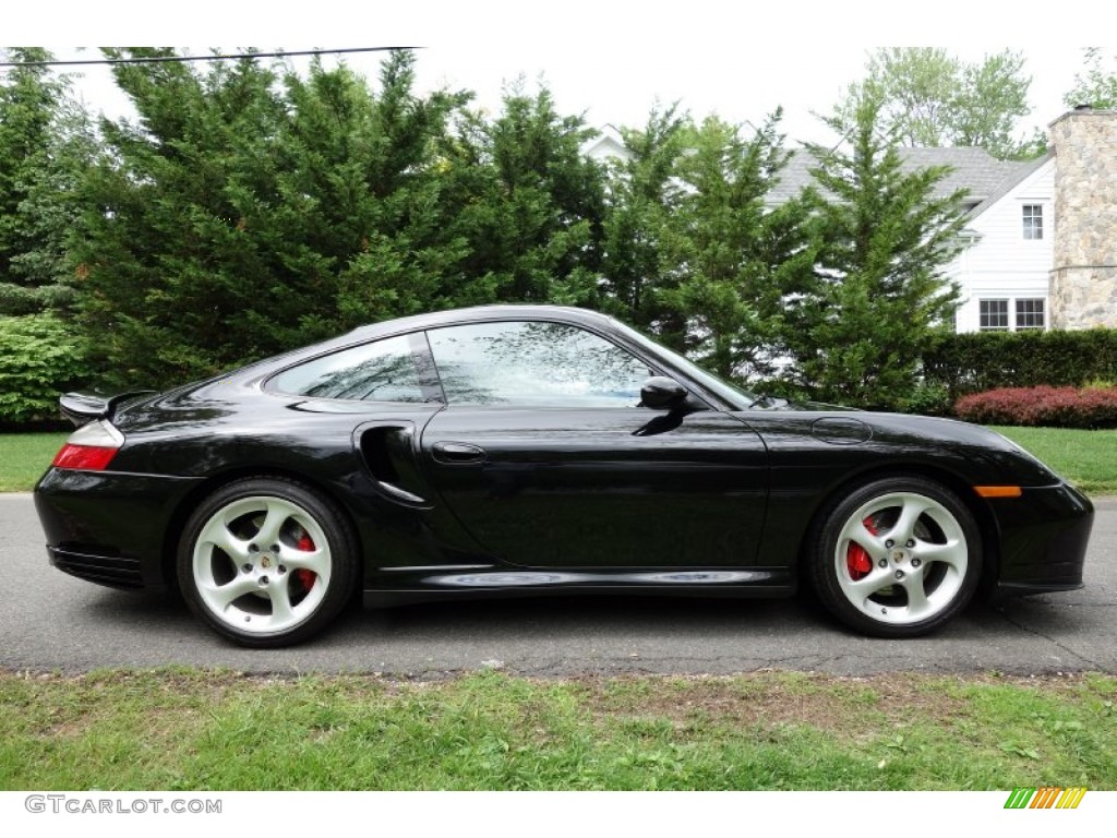 Black 2002 Porsche 911 Turbo Coupe Exterior Photo #93847741