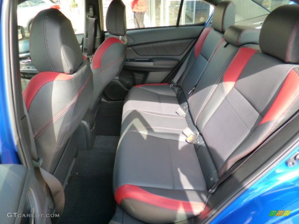 Carbon Black Interior 2015 Subaru WRX STI Limited Photo #93847753