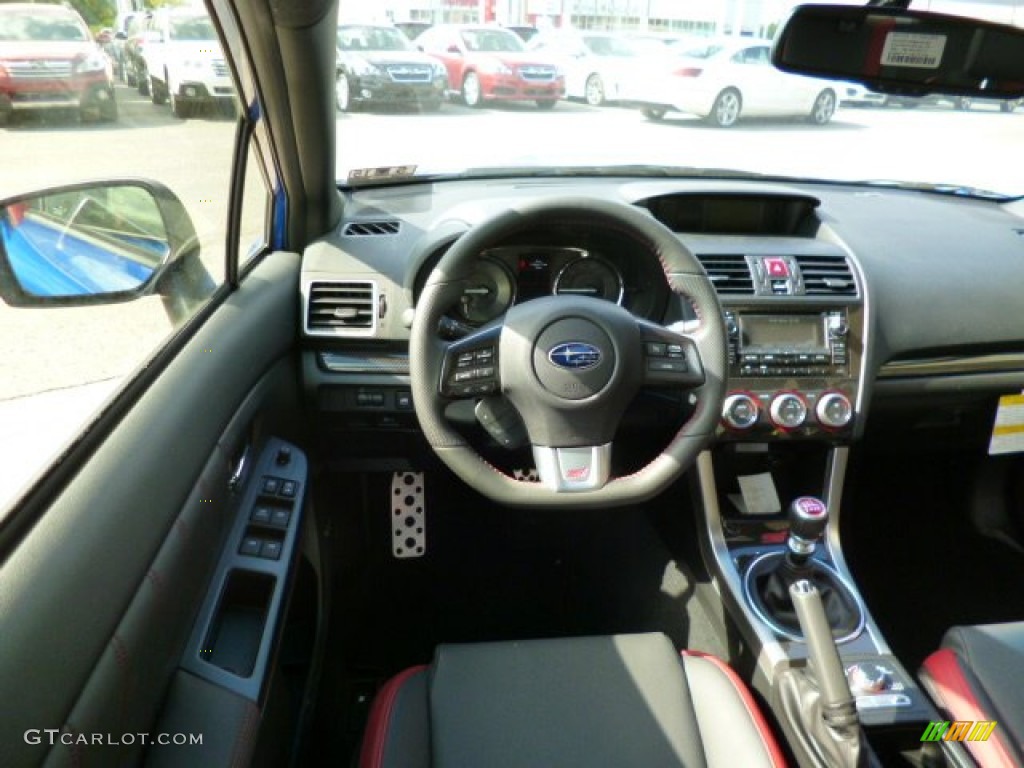 2015 Subaru WRX STI Limited Carbon Black Dashboard Photo #93847771