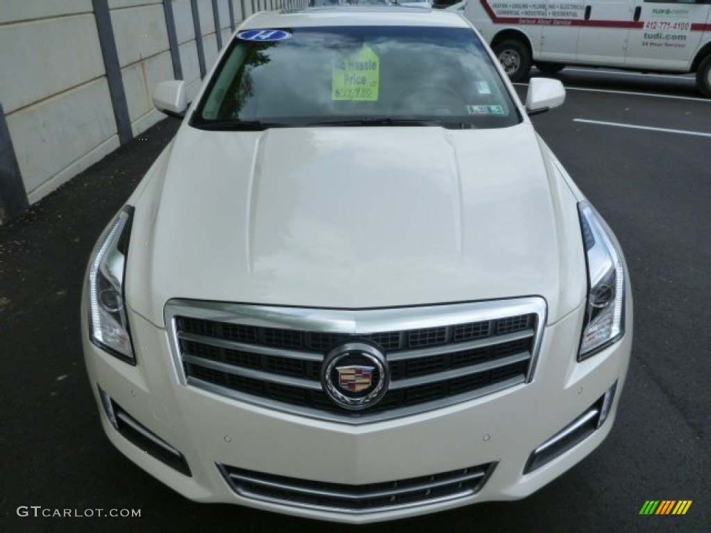 2014 ATS 3.6L AWD - White Diamond Tricoat / Light Platinum/Brownstone photo #14