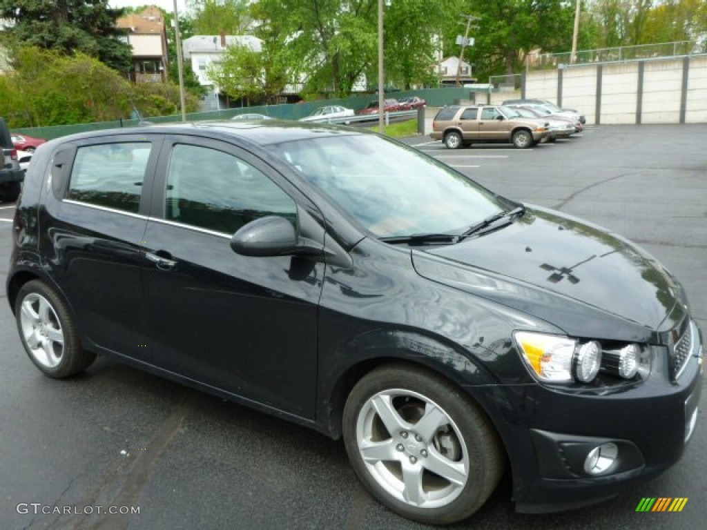 Black Granite Metallic 2013 Chevrolet Sonic LTZ Hatch Exterior Photo #93849031