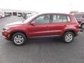 2014 Wild Cherry Metallic Volkswagen Tiguan SE  photo #7