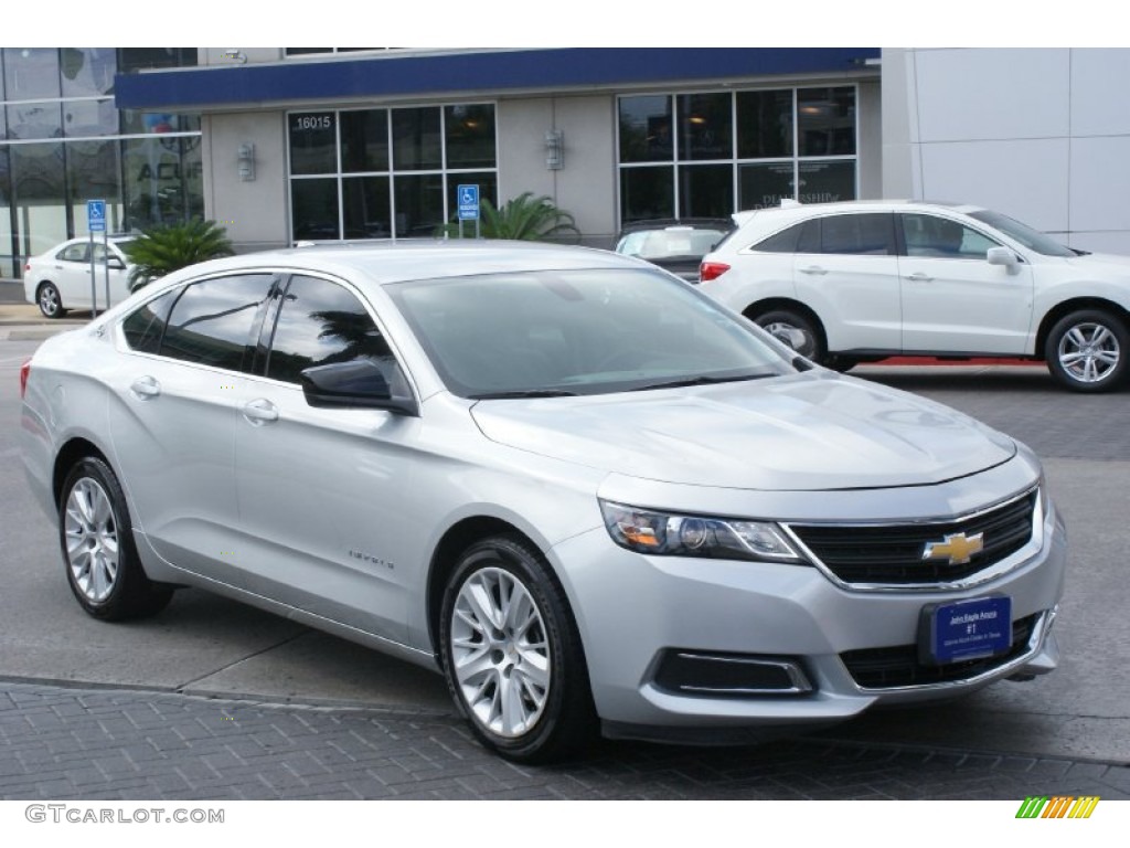 2014 Impala LS - Silver Ice Metallic / Jet Black/Dark Titanium photo #3