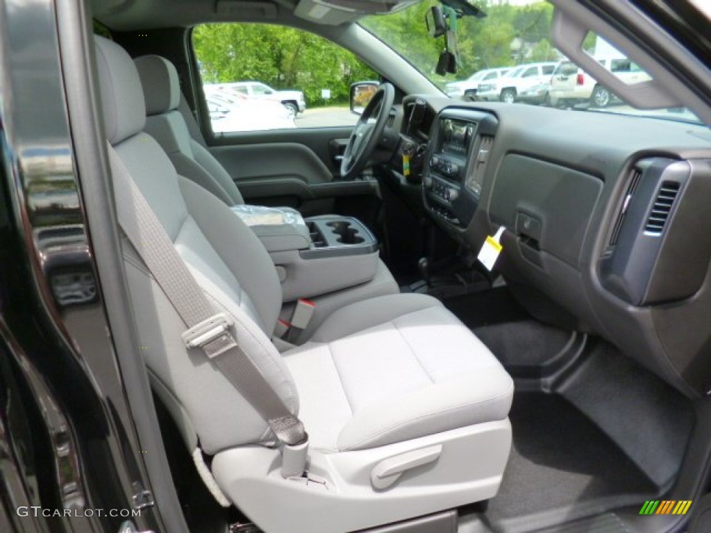 2014 Silverado 1500 WT Regular Cab 4x4 - Black / Jet Black/Dark Ash photo #10