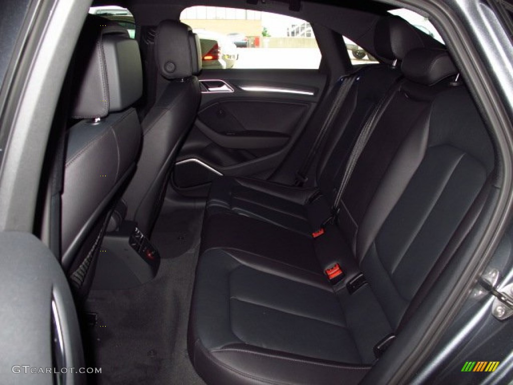 Black Interior 2015 Audi A3 1.8 Premium Plus Photo #93853870
