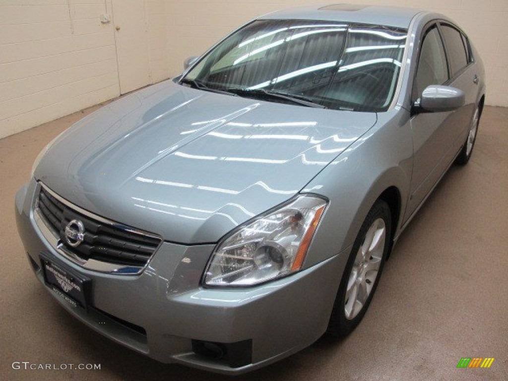 2007 Maxima 3.5 SE - Precision Gray Metallic / Charcoal photo #4