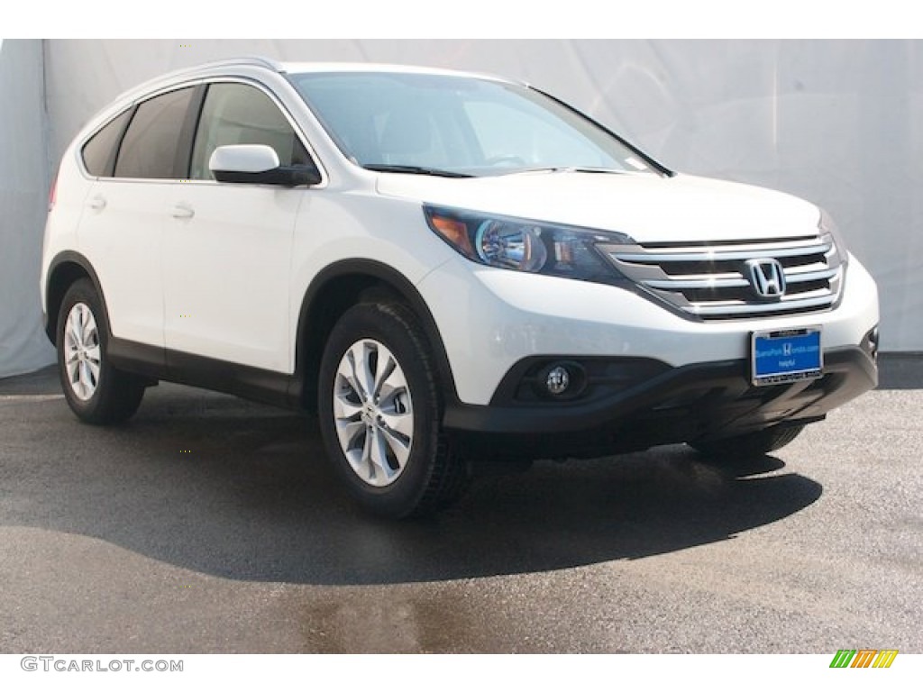 White Diamond Pearl Honda CR-V