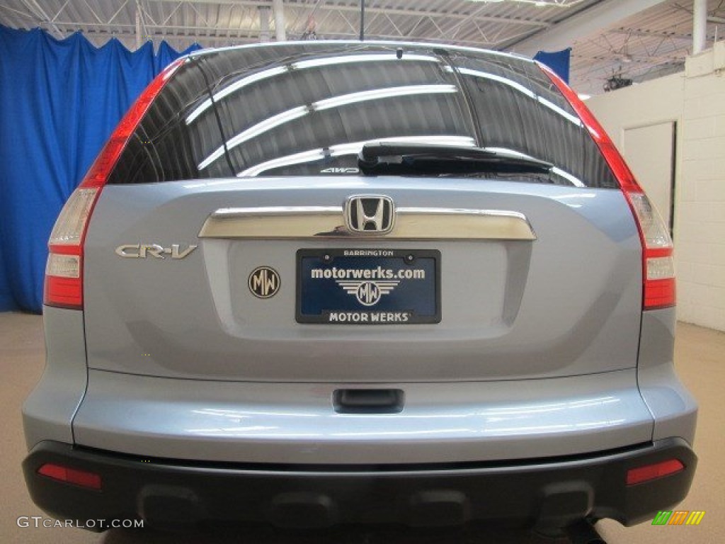 2009 CR-V EX 4WD - Glacier Blue Metallic / Gray photo #8