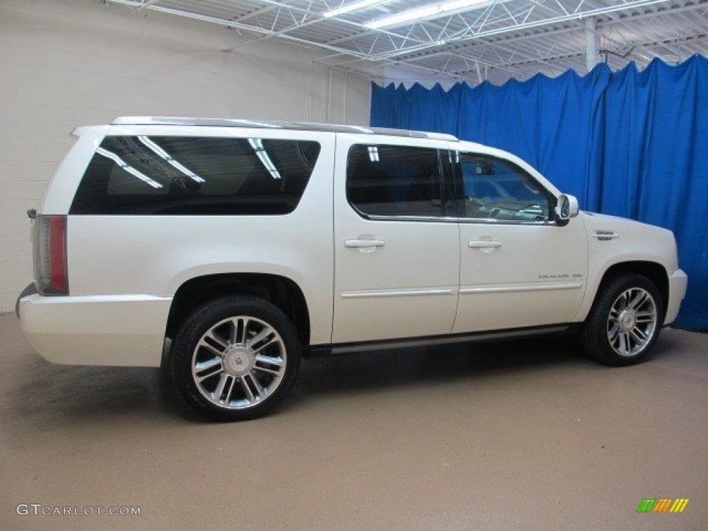 2013 Escalade ESV Premium AWD - White Diamond Tricoat / Ebony photo #9