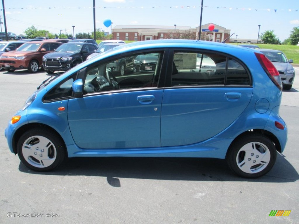 Aqua Marine Blue 2014 Mitsubishi i-MiEV ES Exterior Photo #93856798
