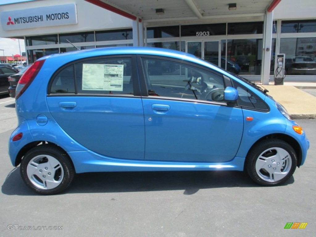 Aqua Marine Blue 2014 Mitsubishi i-MiEV ES Exterior Photo #93856807
