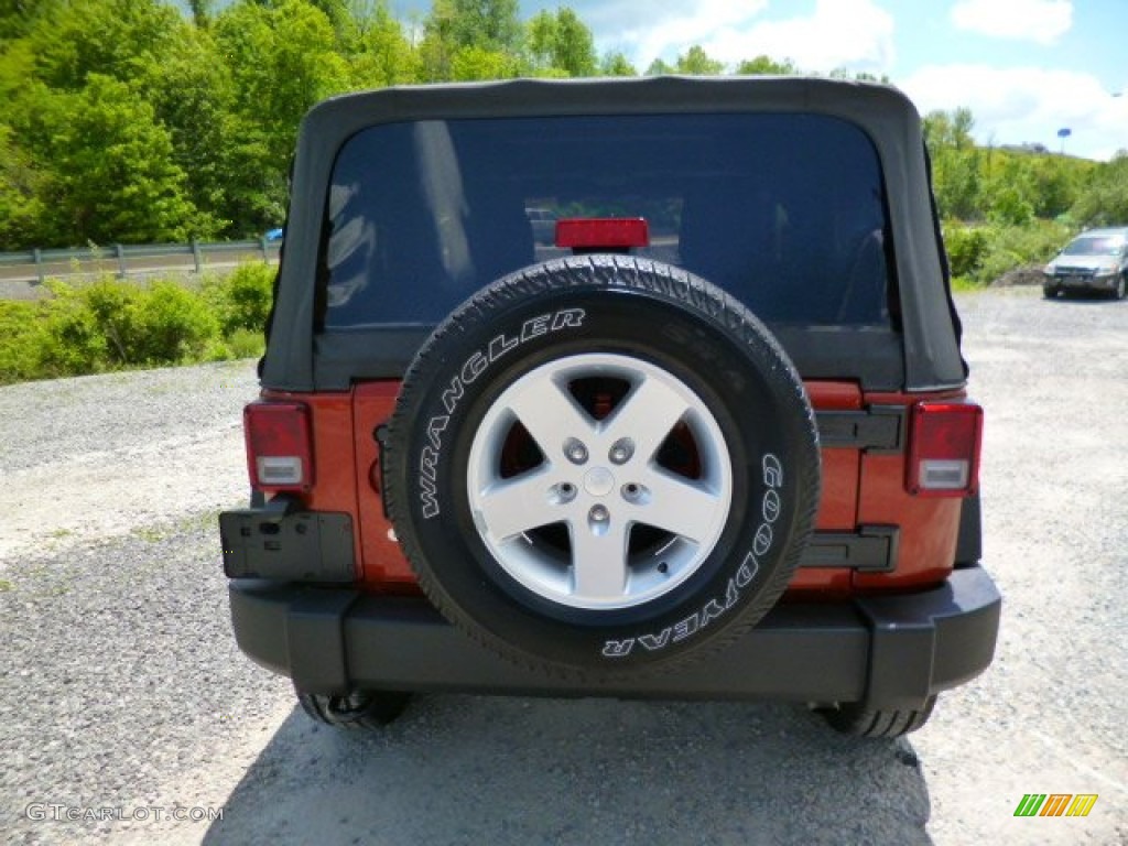 2014 Wrangler Sport 4x4 - Copperhead / Black photo #6