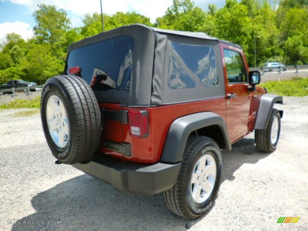 2014 Wrangler Sport 4x4 - Copperhead / Black photo #7