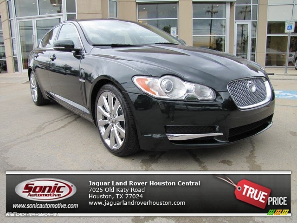 2011 XF Premium Sport Sedan - Botanical Green Metallic / Barley Beige/Truffle Brown photo #1