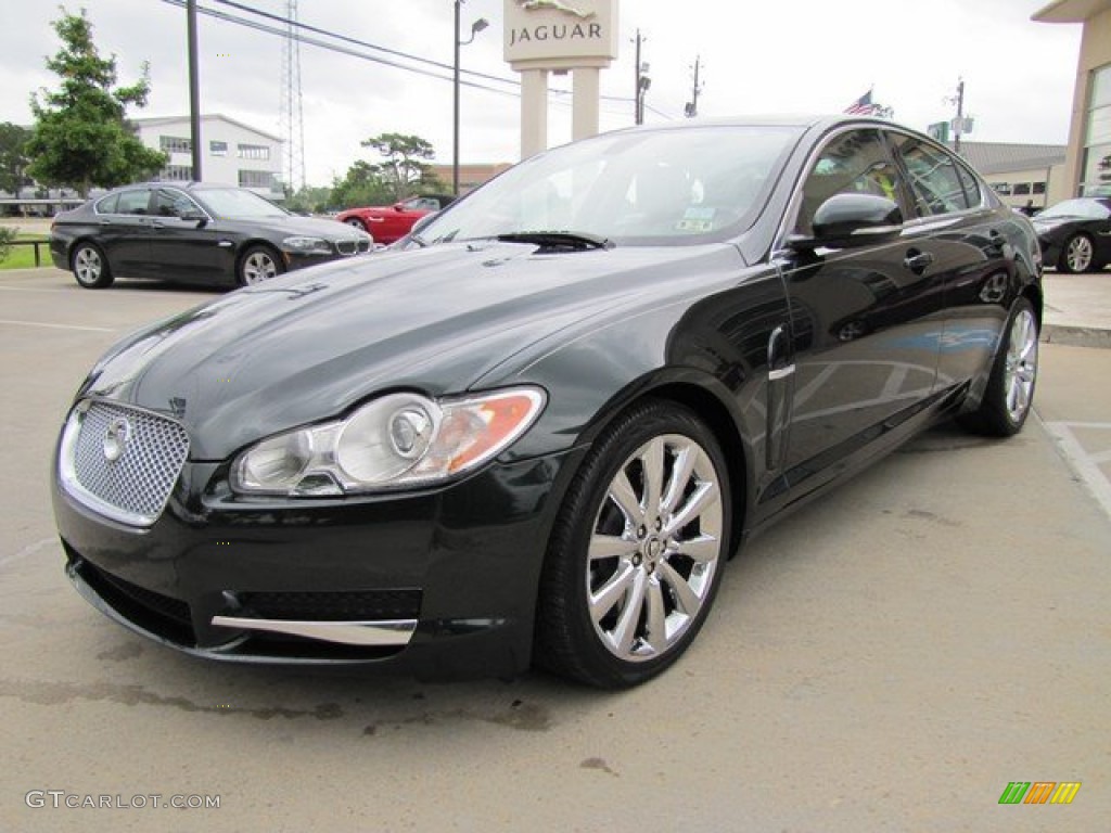Botanical Green Metallic 2011 Jaguar XF Premium Sport Sedan Exterior Photo #93859910