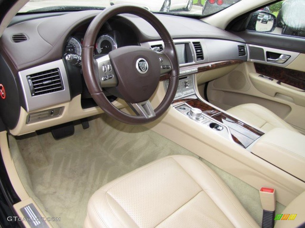 2011 XF Premium Sport Sedan - Botanical Green Metallic / Barley Beige/Truffle Brown photo #12