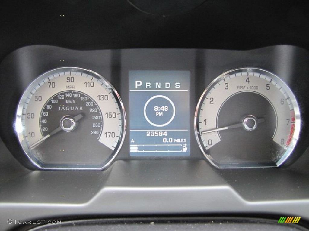 2011 Jaguar XF Premium Sport Sedan Gauges Photo #93860183