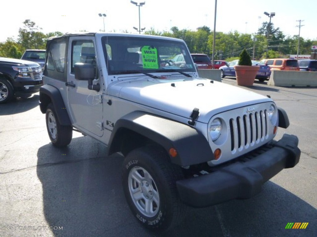 2008 Wrangler X 4x4 - Bright Silver Metallic / Dark Slate Gray/Medium Slate Gray photo #7