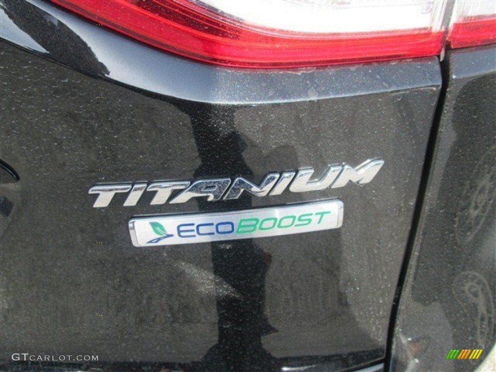 2013 Escape Titanium 2.0L EcoBoost - Tuxedo Black Metallic / Charcoal Black photo #11