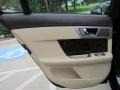 Barley Beige/Truffle Brown 2011 Jaguar XF Premium Sport Sedan Door Panel