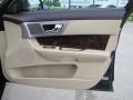 Barley Beige/Truffle Brown 2011 Jaguar XF Premium Sport Sedan Door Panel