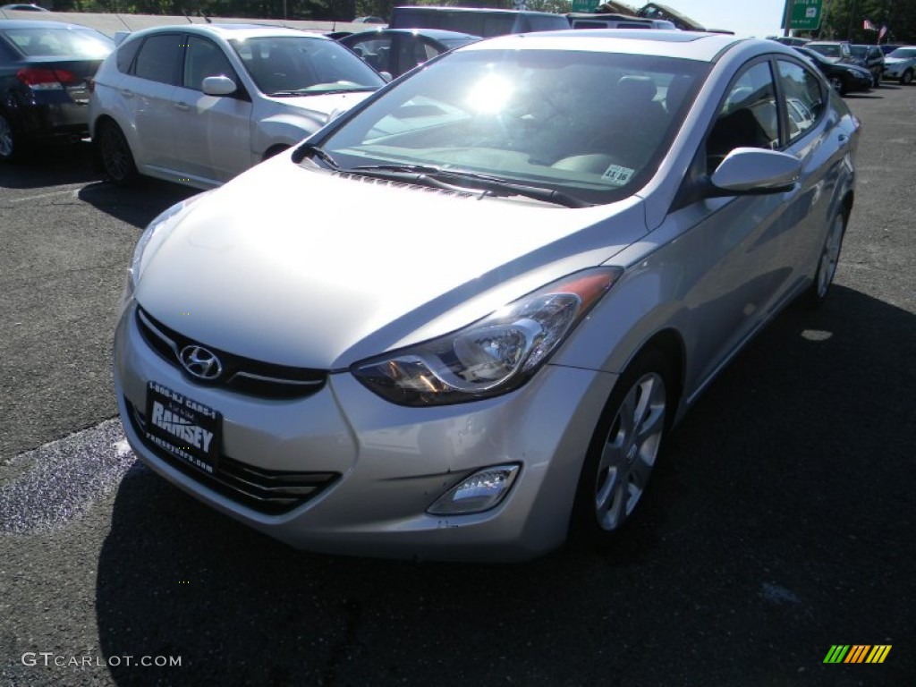 Silver Hyundai Elantra