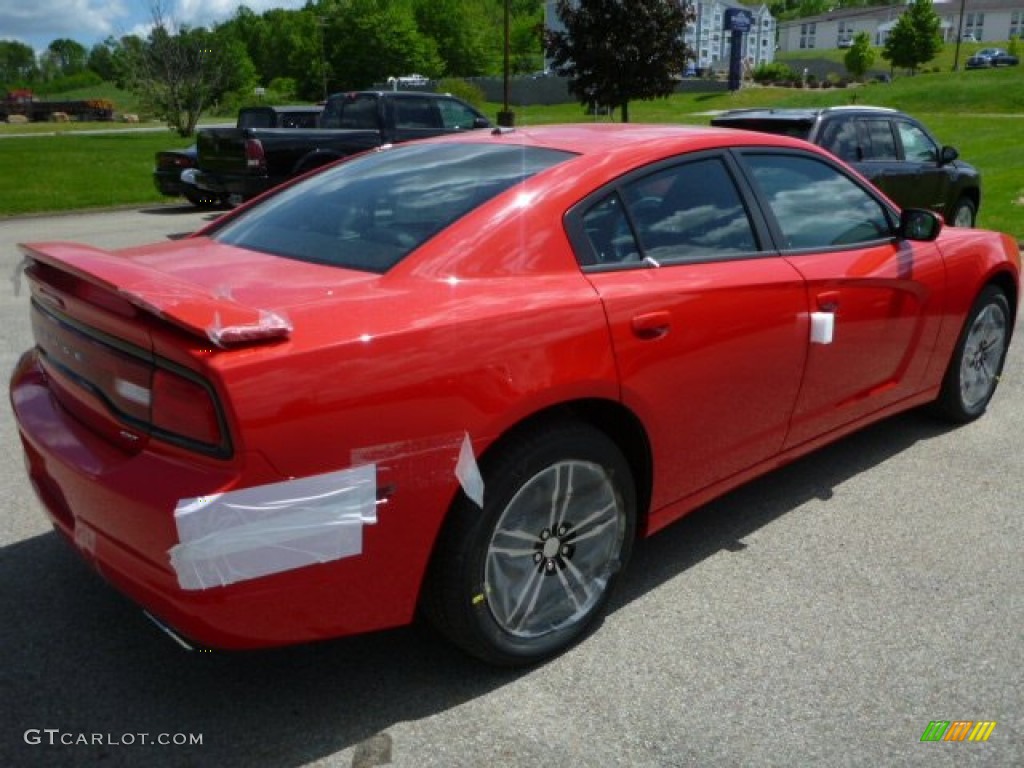 2014 Charger SXT Plus AWD - TorRed / Black photo #5