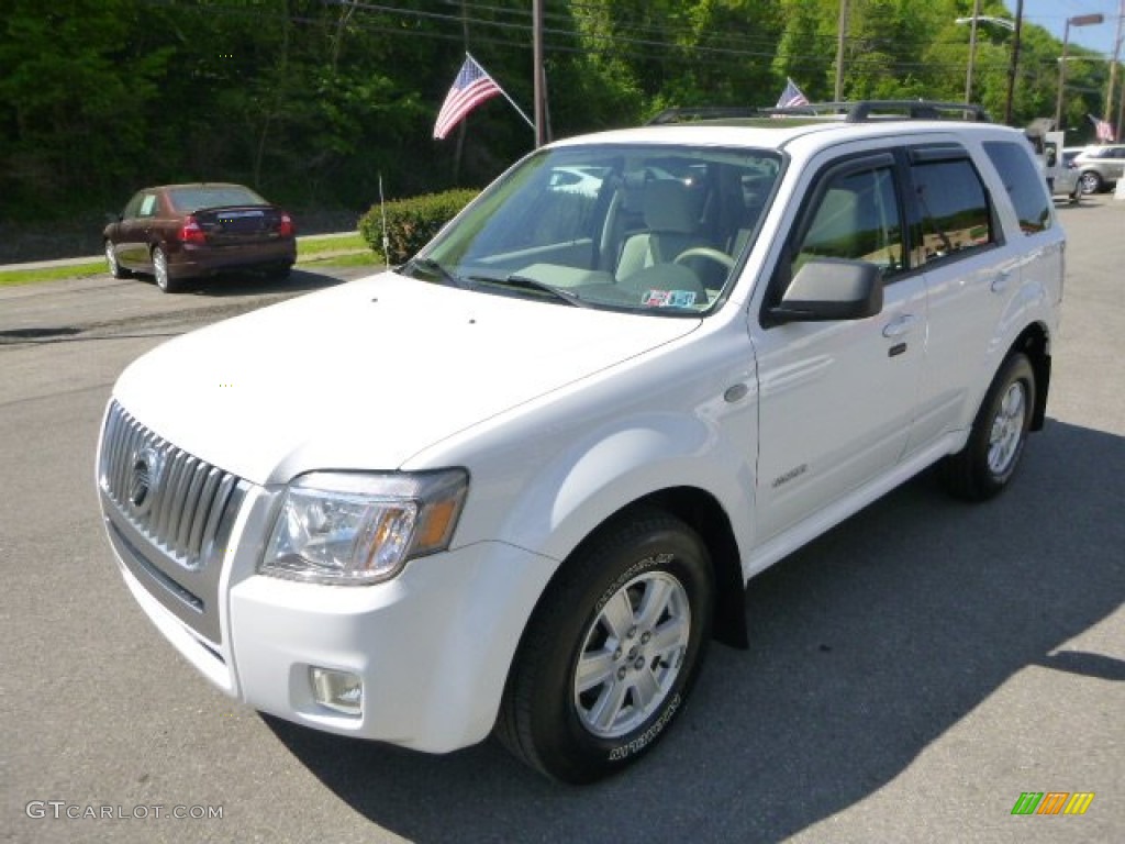 2008 Mariner V6 4WD - Oxford White / Stone photo #6