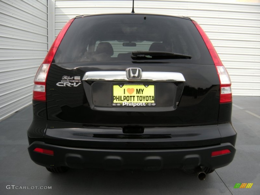 2009 CR-V EX - Crystal Black Pearl / Black photo #5