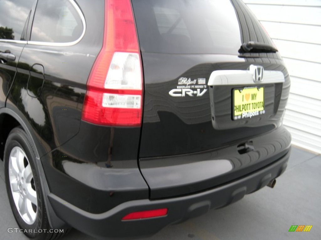 2009 CR-V EX - Crystal Black Pearl / Black photo #22