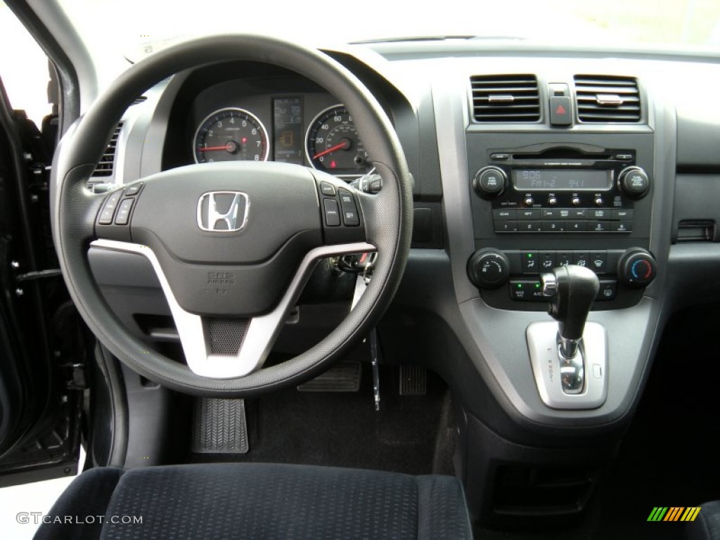 2009 CR-V EX - Crystal Black Pearl / Black photo #37