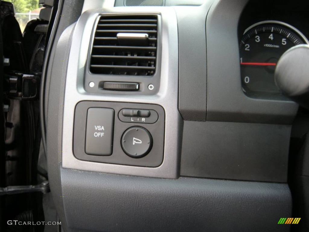 2009 CR-V EX - Crystal Black Pearl / Black photo #45