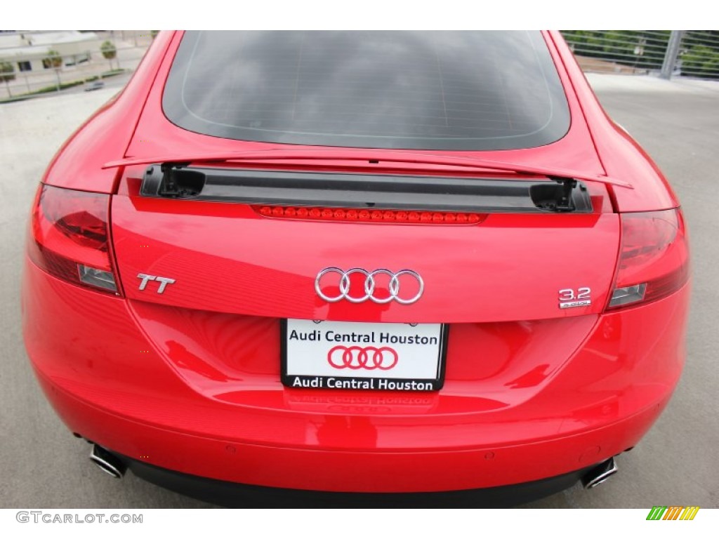 2008 TT 3.2 quattro Coupe - Brilliant Red / Black photo #8