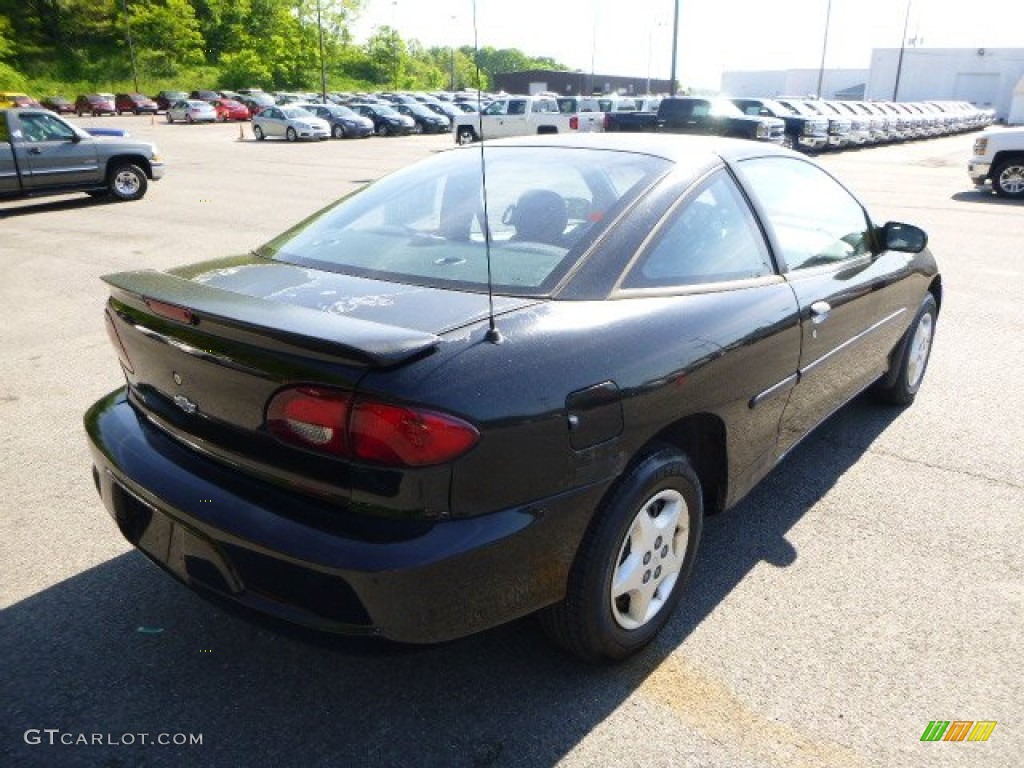 2001 Cavalier Coupe - Black / Graphite photo #3