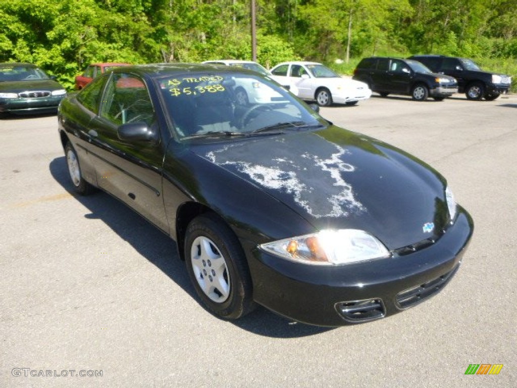 2001 Cavalier Coupe - Black / Graphite photo #4