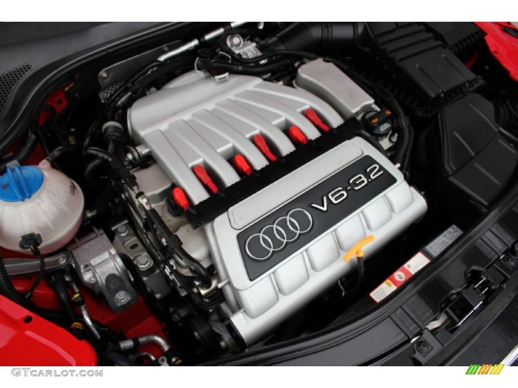 2008 TT 3.2 quattro Coupe - Brilliant Red / Black photo #43