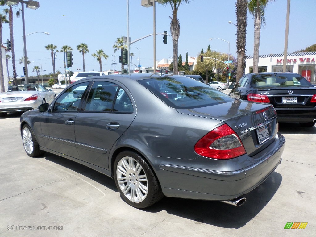 2007 E 550 Sedan - Flint Grey Metallic / Black photo #4