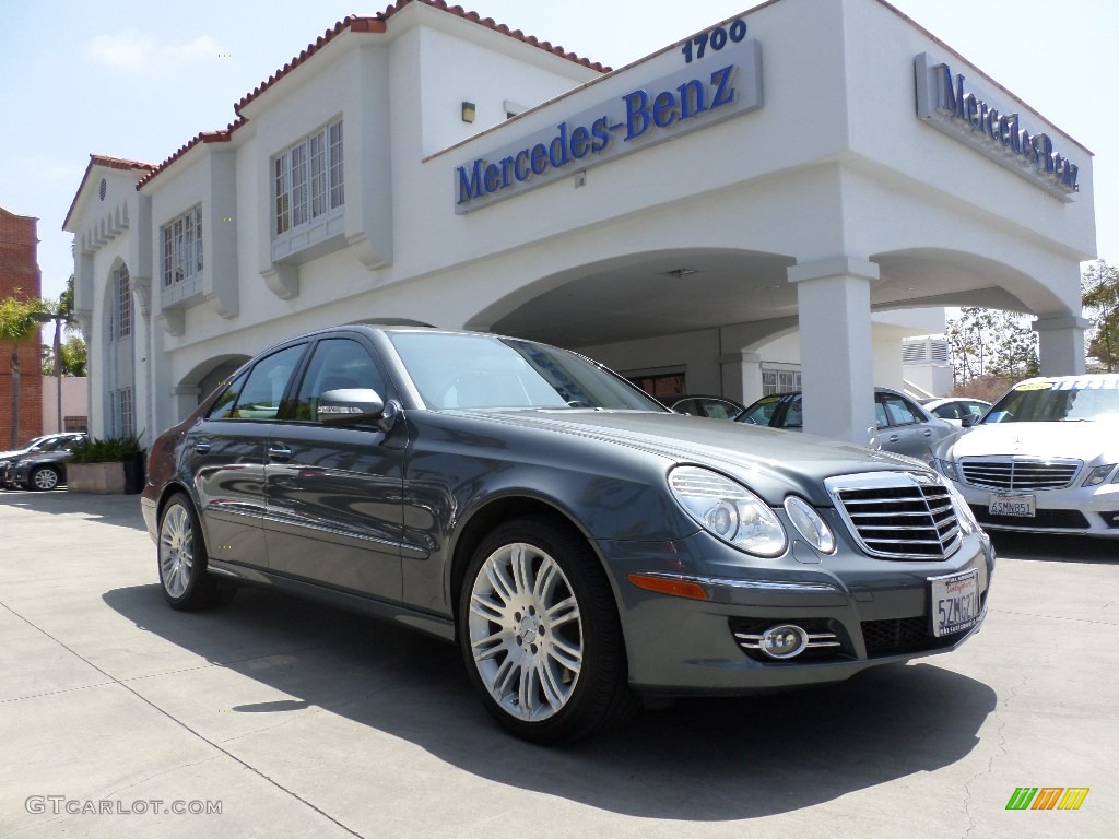 2007 E 550 Sedan - Flint Grey Metallic / Black photo #25