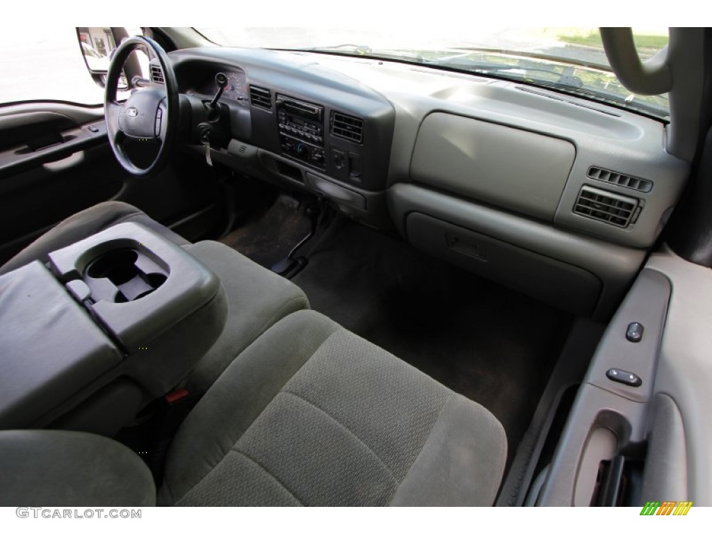 2004 F250 Super Duty XLT SuperCab 4x4 - Dark Shadow Grey Metallic / Medium Flint photo #14