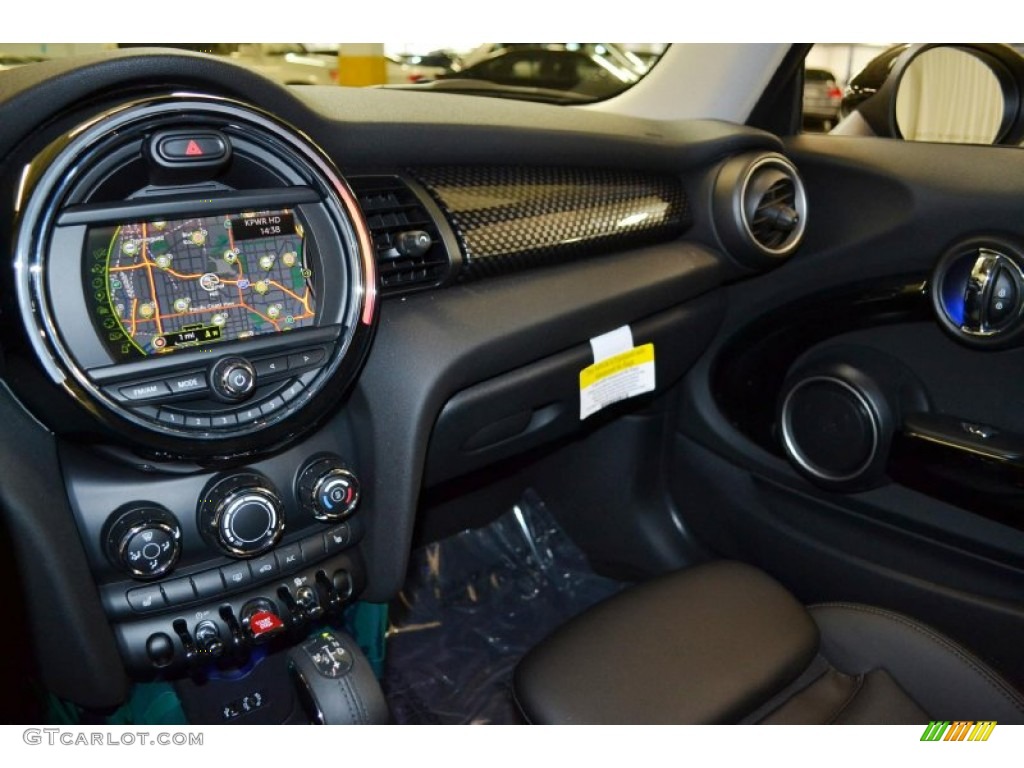 2014 Mini Cooper S Hardtop Carbon Black Dashboard Photo #93870697
