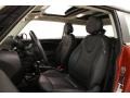2011 Mini Cooper Carbon Black Interior Front Seat Photo