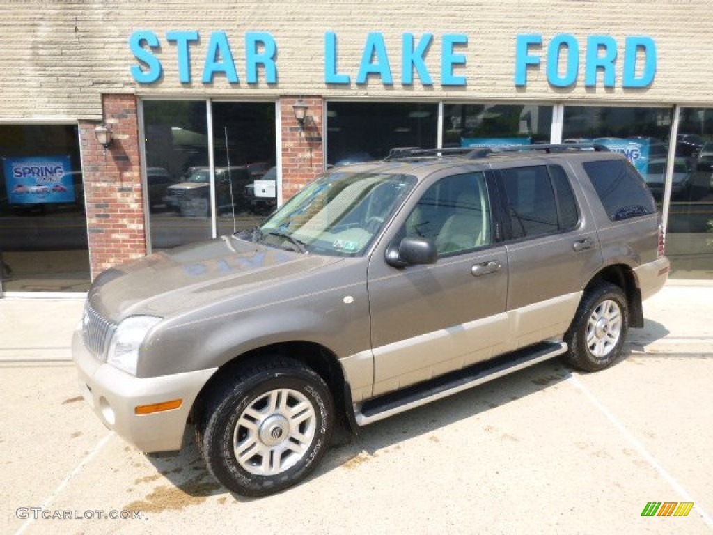 2004 Mountaineer V8 AWD - Mineral Gray Metallic / Medium Dark Parchment photo #1