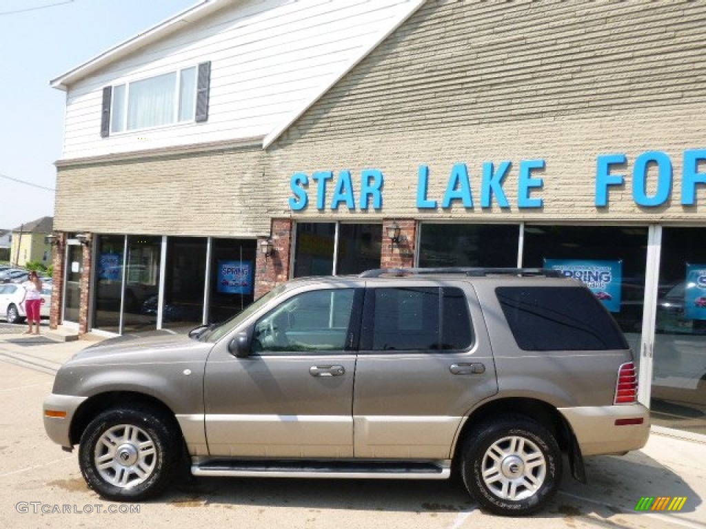 2004 Mountaineer V8 AWD - Mineral Gray Metallic / Medium Dark Parchment photo #7