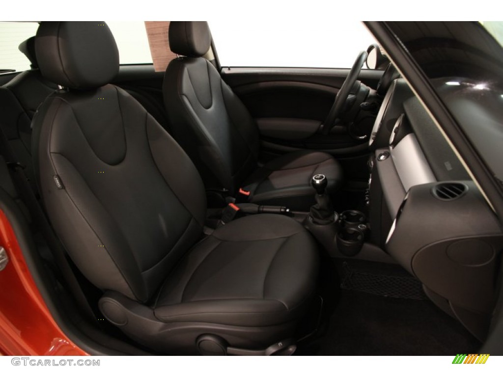 2011 Cooper Hardtop - Spice Orange Metallic / Carbon Black photo #12