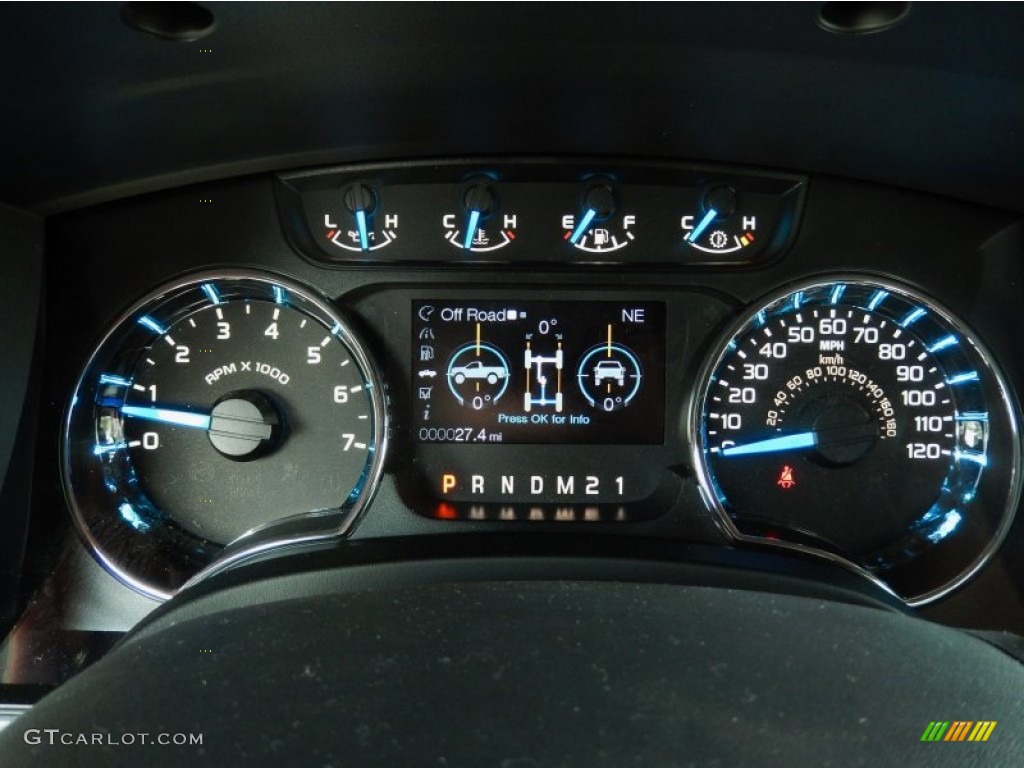 2014 Ford F150 XLT SuperCab Gauges Photo #93871666