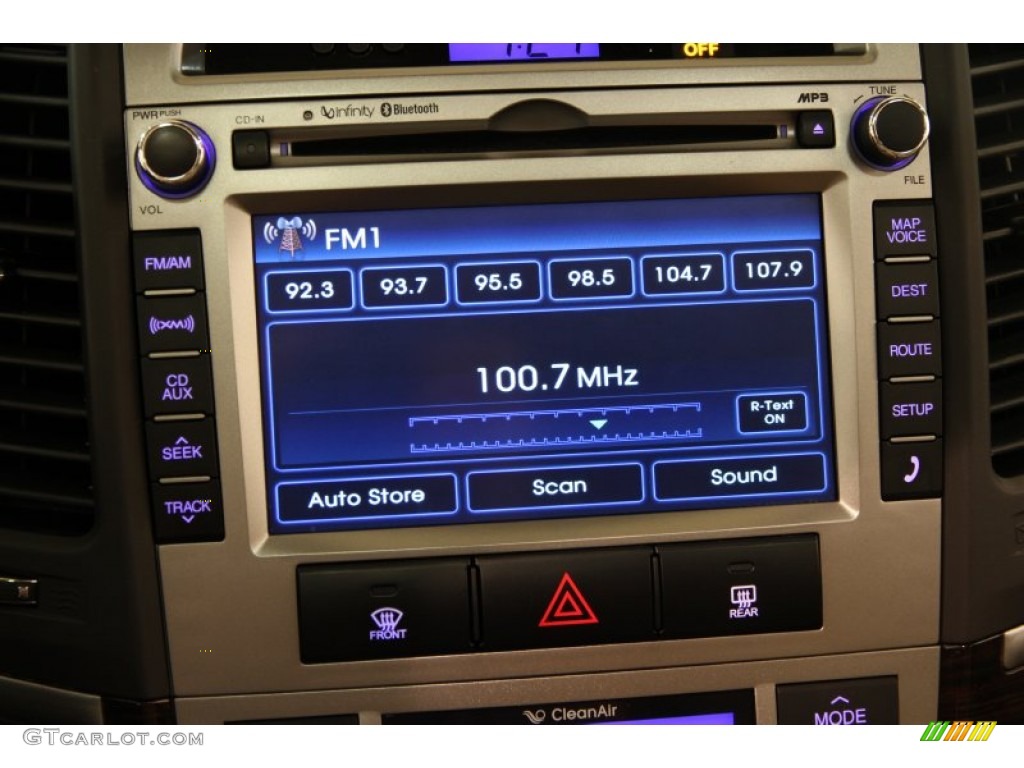 2011 Hyundai Santa Fe Limited Audio System Photos