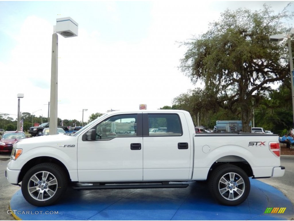 2014 F150 STX SuperCrew - Oxford White / Black photo #2