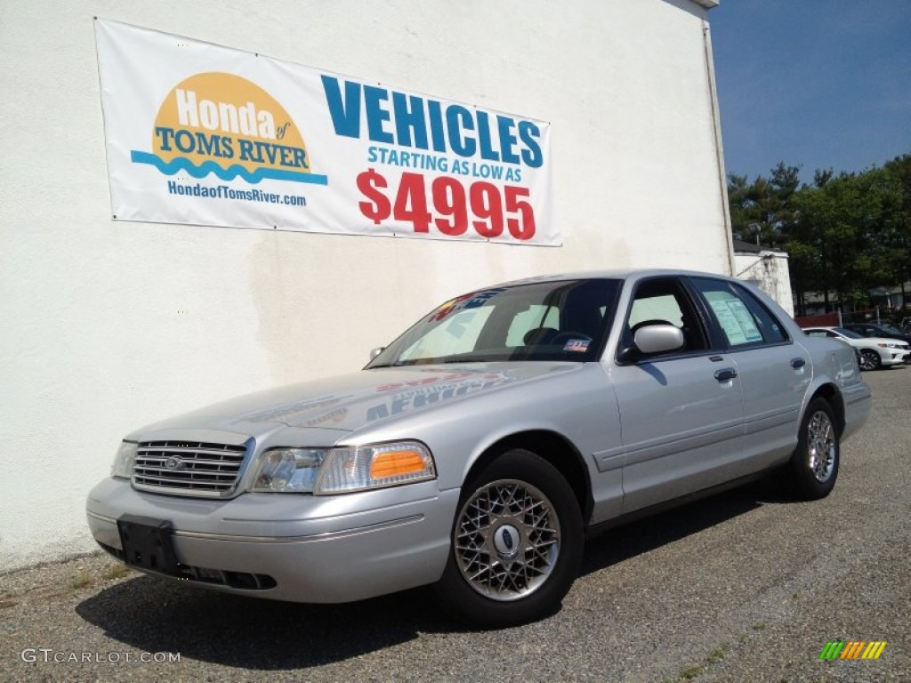 Silver Frost Metallic Ford Crown Victoria