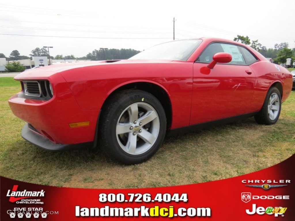 2014 Challenger SXT - TorRed / Dark Slate Gray photo #1